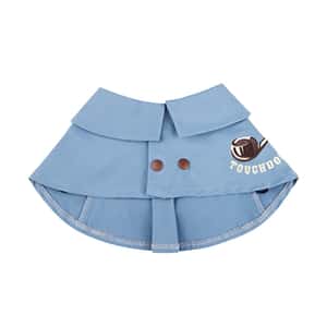 貓頸帶 貓頸圈 TOUCHCAT 偵探風披肩 M 藍色 (TDST0167C_M)