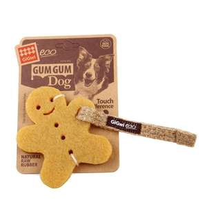 GiGwi 狗玩具推薦：GiGwi Gum Gum Dog牙膠系列 畫餅人 (6011)