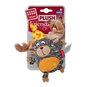GiGwi 狗玩具推薦：GiGwi Plush Friendz中小型犬系列 玩偶貓馬鹿 (6229)