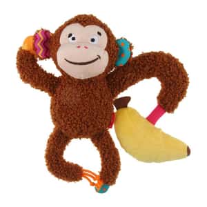 GIGWI 狗玩具 GiGwi Plush Friendz中小型犬系列頑皮猴子/大象 (款式隨機)