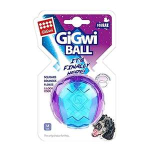 GiGwi 狗玩具推薦：GiGwi Ball系列 M (顔色隨機) (6194)