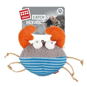 GiGwi Catch & Scratch貓草抱枕 響紙⿓蝦/魚/響紙小蟹 (款式隨機) (圖片3)