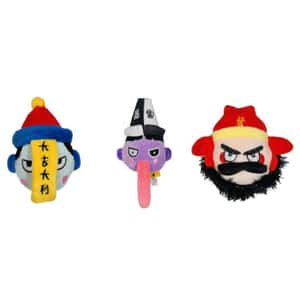 其他 狗玩具 PETSVILLE 狗玩具 ⼩符寶/黑白哥/財神爺 (款式隨機)