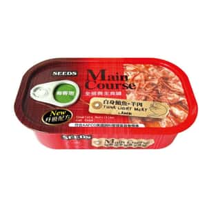 SEEDS 貓罐頭 SEEDS 貓罐頭 Main Course全營養主⻝罐 ⽩身鮪⿂+⽺⾁ 115g (mc01s )