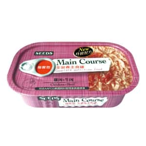 SEEDS 貓罐頭 SEEDS 貓罐頭 Main Course全營養主⻝罐 雞肉+牛肉 115g (mc03) 