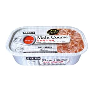 SEEDS 貓罐頭 SEEDS 貓罐頭 Main Course全營養主⻝罐 100%純雞⾁ 115g (mc05) 