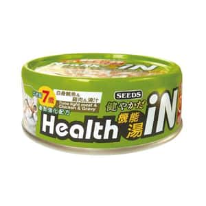 SEEDS 貓罐頭 SEEDS 貓罐頭 Health iN機能鮪⿂湯罐 中老年貓配方 ⽩身鮪⿂+雞⾁+維他命A 80g (hi02) 