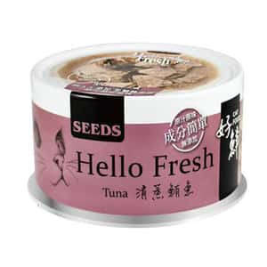 SEEDS 貓罐頭 SEEDS 貓罐頭 Hello Fresh好鮮燉湯 清蒸鲔⿂ 80g (hfb01) 