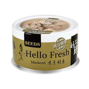 SEEDS 貓罐頭 SEEDS 貓罐頭 Hello Fresh好鮮燉湯 清蒸鯖⿂ 80g (hfb03) 