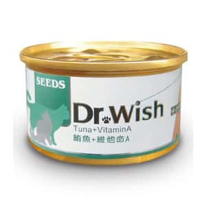 SEEDS 貓罐頭 SEEDS 貓罐頭 Dr Wish營養慕絲 鮪⿂+維他命A 85g (dw02s)