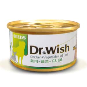 SEEDS 狗罐頭 SEEDS 狗罐頭 Dr Wish營養慕絲 雞⾁+蔬菜+Omega3&6 85g (dw06s)