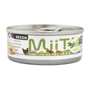 SEEDS 狗罐頭 SEEDS 狗罐頭 MiiT雞丁機能湯罐 鮮嫩雞丁蔬菜湯佐炒蛋番薯胡蘿蔔 80g (mt02) 