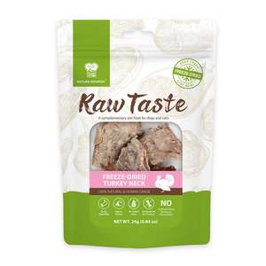 Natura Nourish 狗零食推薦：NATURA NOURISH Raw Taste 凍乾火雞頸 24g (DT72331) 