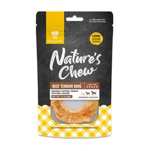 Natura Nourish 狗零食推薦：NATURA NOURISH Nature's Chew 雞肉牛筋圈 40g (DT72096)