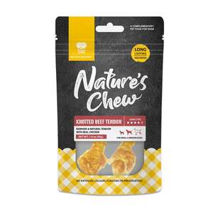 Natura Nourish 狗零食推薦：NATURA NOURISH Nature's Chew 雞肉牛筋打結骨 40g (DT72089)