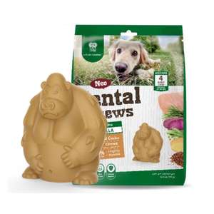 Natura Nourish 狗零食推薦：NATURA NOURISH Dental Chews 中大型犬用 雞肉味潔齒猩猩 356g (QF9030A) 