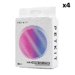 豆腐貓砂 PETKIT 5合1活性碳除臭混合砂 28L (4包7L/3.6kg) (pkt2u)