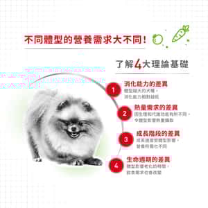 Royal Canin 狗糧 法國皇家狗糧 健康營養系列 超小型成犬營養配方 成犬超小顆粒配方 XSA 1.5kg (圖片4)