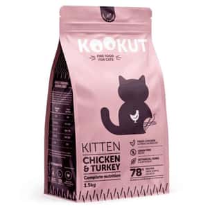 KOOKUT 貓糧 KOOKUT 天然無穀物幼貓糧 雞肉火雞肉 1.5kg (CFKUFK9515209)