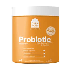 Open Farm 狗狗保健用品推薦：Open Farm 犬用腸道益生菌補充品 90粒 12.7oz (OFS-P)