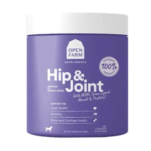 Open Farm 狗狗保健用品推薦：Open Farm 犬用關節活力營養補充品 90粒 12.7oz (OFS-J)