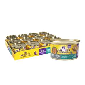 WELLNESS Core 貓罐頭 貓濕糧推薦：WELLNESS 貓罐頭 Complete Health 無穀物 Pate營養系列 老貓配方 海魚 3oz 85g (9160)