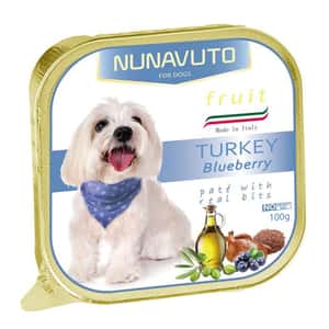 NUNAVUTO 狗罐頭 NUNAVUTO 狗罐頭 鋁製餐盒 火雞+藍莓 100g (NU202796)