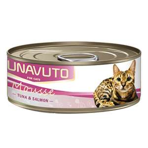 NUNAVUTO 貓罐頭 貓濕糧推薦：NUNAVUTO 貓罐頭 慕斯系列 吞拿魚+三文魚 60g (NU203229)