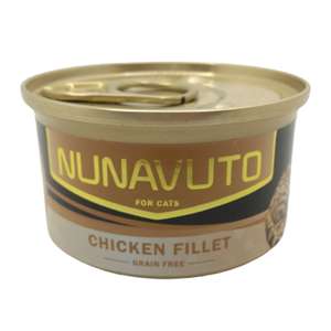 NUNAVUTO 貓罐頭 貓濕糧推薦：NUNAVUTO 無穀物貓罐 雞柳 80g (NU203304)
