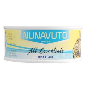 NUNAVUTO 貓罐頭 貓濕糧推薦：NUNAVUTO ALL Essentials 主食貓罐 濃湯系列 吞拿魚塊 75g (NU204257)