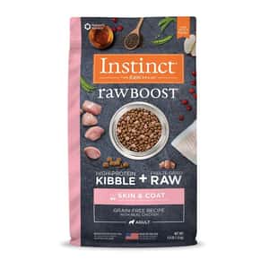 Instinct 本能 狗糧 Instinct 狗糧 無穀物生肉系列 皮膚毛髮健康配方 雞肉 4lb (659020)
