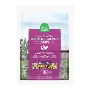 Open Farm 貓糧 Open Farm 凍乾生肉貓糧 走地雞+三文魚 9oz (OFFCCS)