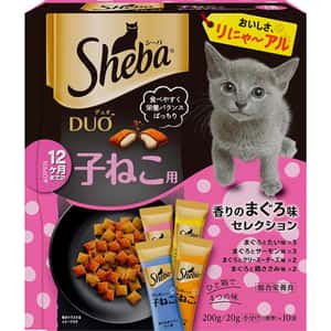 Sheba 貓零食 Sheba Duo 貓零食 日本貓貓夾心酥 12個月以下金槍魚味 20g 10袋入