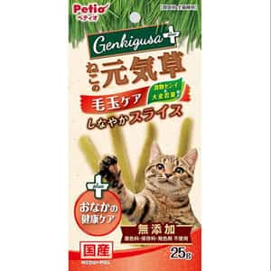 Petio 貓零食 Petio 日本產 貓零食 去毛球腸胃健康護理貓草切片 25g (90603313)