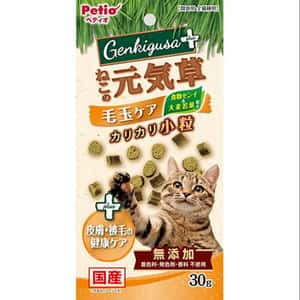 Petio 貓零食 Petio 日本產 貓零食 去毛球皮膚毛髮護理貓草脆粒粒 30g (90603315)