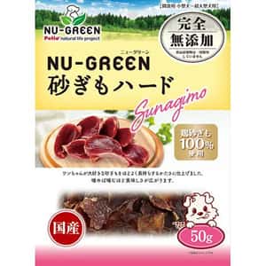 Petio 狗零食 Petio NU-GREEN 日本產 狗零食 無添加 潔齒 雞胗(+鐵質) 50g (90503150)
