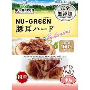 Petio 狗零食 Petio NU-GREEN 日本產 狗零食 無添加 潔齒 硬豬耳 40g (90503293)