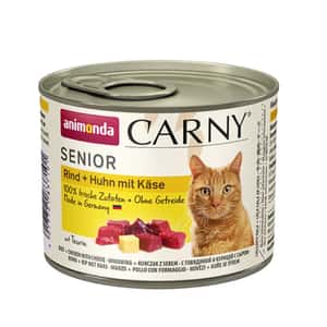 Animonda 貓罐頭 Animonda Carny 無穀物高齡貓主食罐 牛+雞+芝士 200g (90401626)