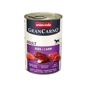 Animonda 狗罐頭 Animonda GranCarno 高齡犬主食罐 牛肉+羊肉 400g (90303073)