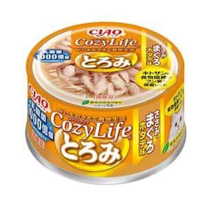 CIAO 貓罐頭 CIAO 貓罐頭 CozyLife 雞柳金槍魚扇貝味 80g (A-214)