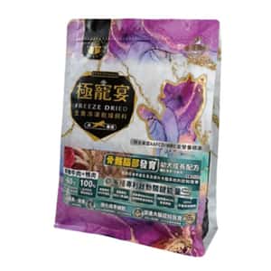 極寵宴 狗糧 極寵宴 狗糧 生食凍乾飼料 骨骼腦部發育 幼犬配方 牛肉+鴨肉 500g