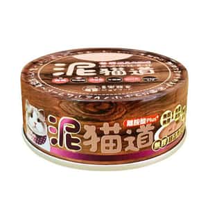 泥貓道 貓罐頭 泥貓道 貓罐頭 副食罐 鮪魚+雞肉+蝦 82g (8000) 