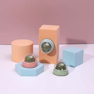 逗貓棒 貓玩具 HelloDOG 玩具嚴選 旋轉貓薄荷球 顏色隨機 1顆