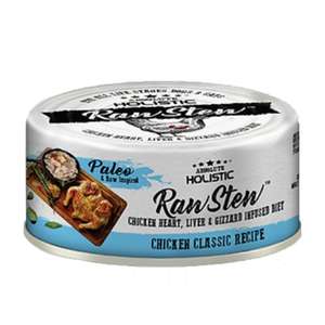 Absolute Holistic 貓罐頭 貓濕糧推薦：Absolute Holistic 貓狗罐頭 經典雞肉+雞肉精粹 80g (AH-7403)