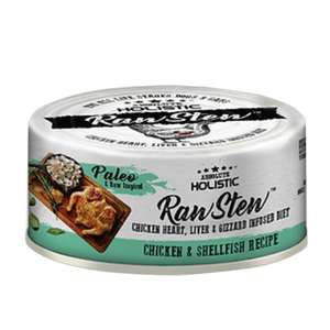 Absolute Holistic 貓罐頭 貓濕糧推薦：Absolute Holistic 貓狗罐頭 雞肉+貝類+雞肉精粹 80g (AH-7311) 