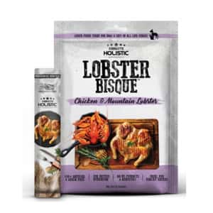 Absolute Holistic 貓零食狗零食 Absolute Holistic 貓狗小食 無穀物濃湯肉泥 雞肉+龍蝦 5支裝 60g (AH-4051)