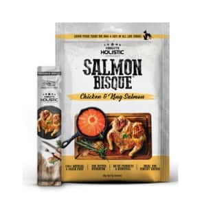 Absolute Holistic Absolute Holistic 貓狗小食 無穀物濃湯肉泥 雞肉+三文魚 5支裝 60g (AH-4068)