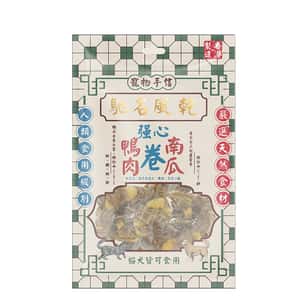 寵物手信 貓零食狗零食 寵物手信 貓犬小食 馳名風乾 鴨肉南瓜卷 60g (PS-001) 