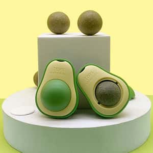 HelloDOG 玩具嚴選 360度旋轉 牛油果貓薄荷球 (圖片3)