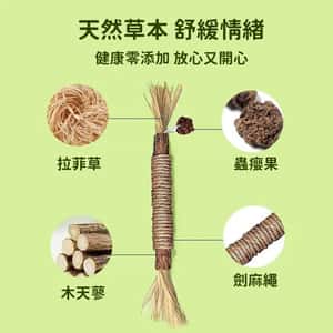 天然木天蓼棒 磨牙潔齒去口氣 蟲癭果啃咬組合 (圖片3)